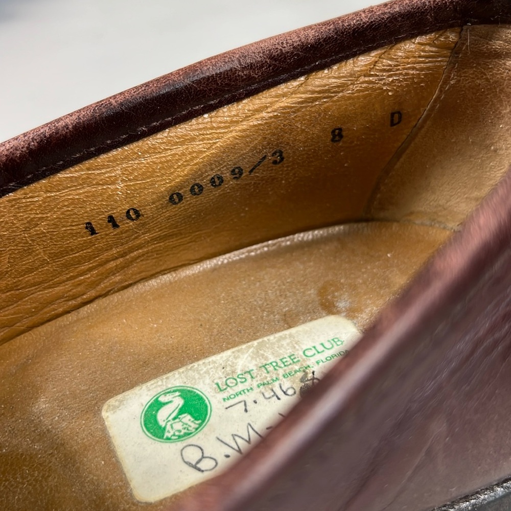 Classic Brown Loafers with Gold Accents - Picture 8 of 8